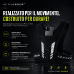 Gilet da Corsa Riflettente con Tasca Impermeabile