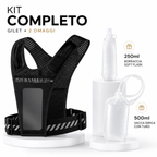 Gilet da Corsa Riflettente con Tasca Impermeabile