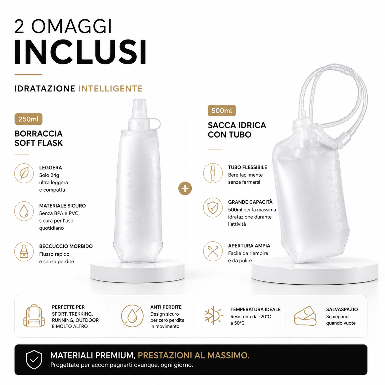 Gilet da Corsa Riflettente con Tasca Impermeabile